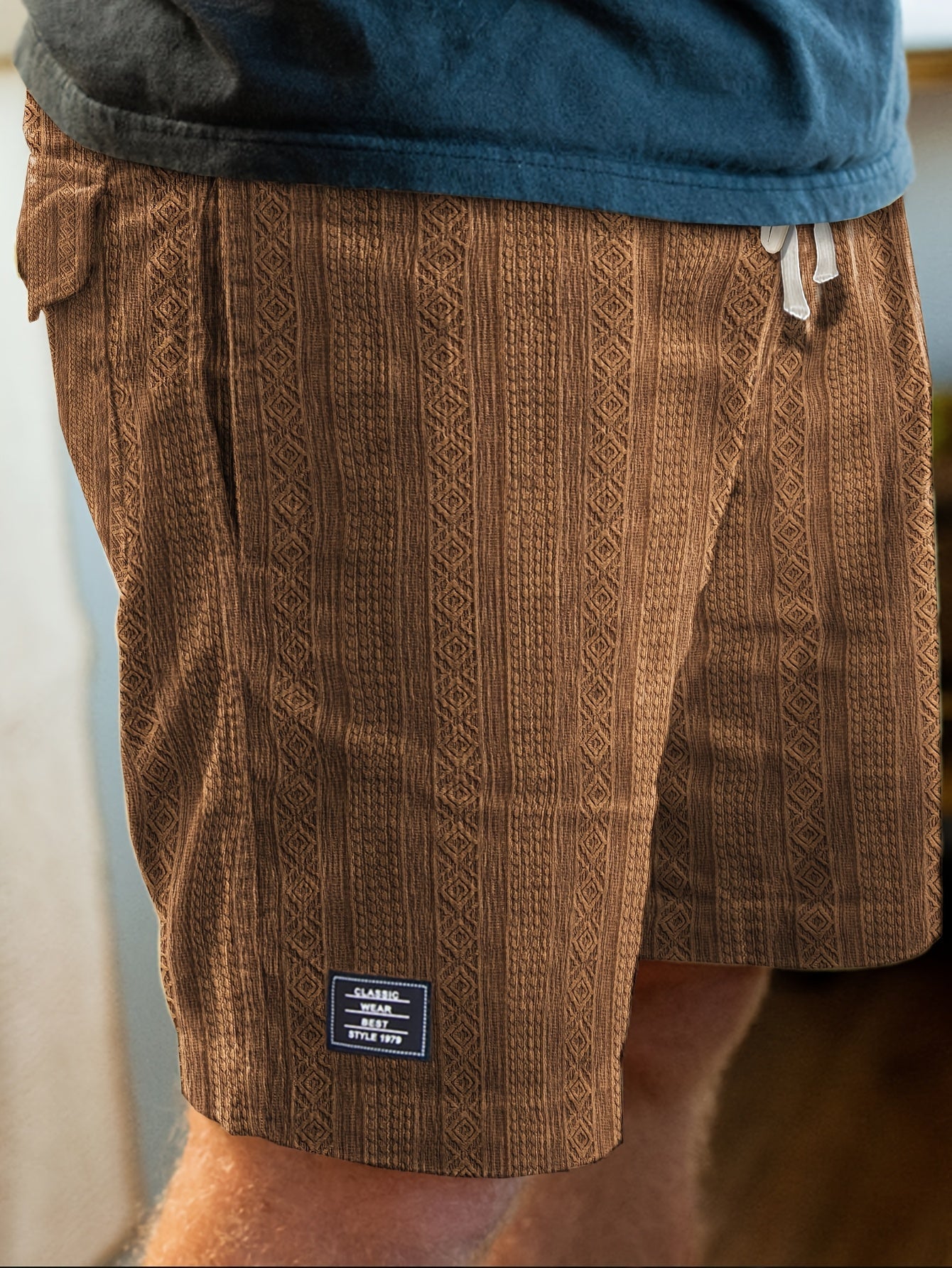 Eric | Textured Knit premium Shorts