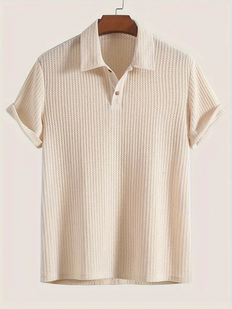 Lucas | Textured Polo Shirt