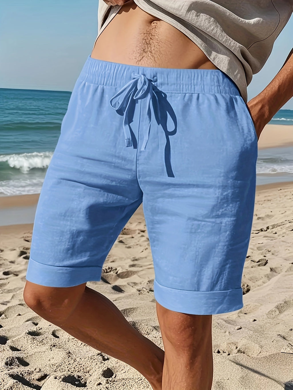 Colin | Linen Beach Shorts