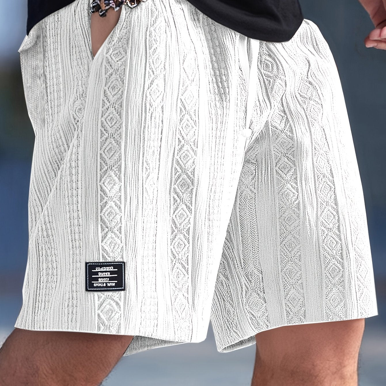 Eric | Textured Knit premium Shorts