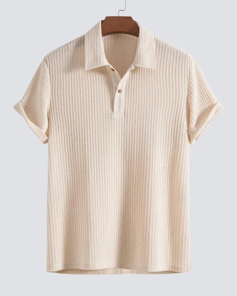 Ernest | Textured Knit Polo