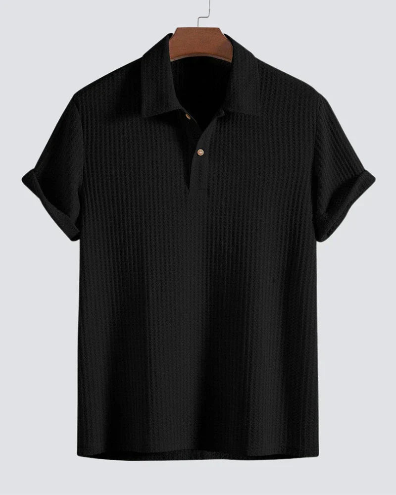 Ernest | Textured Knit Polo