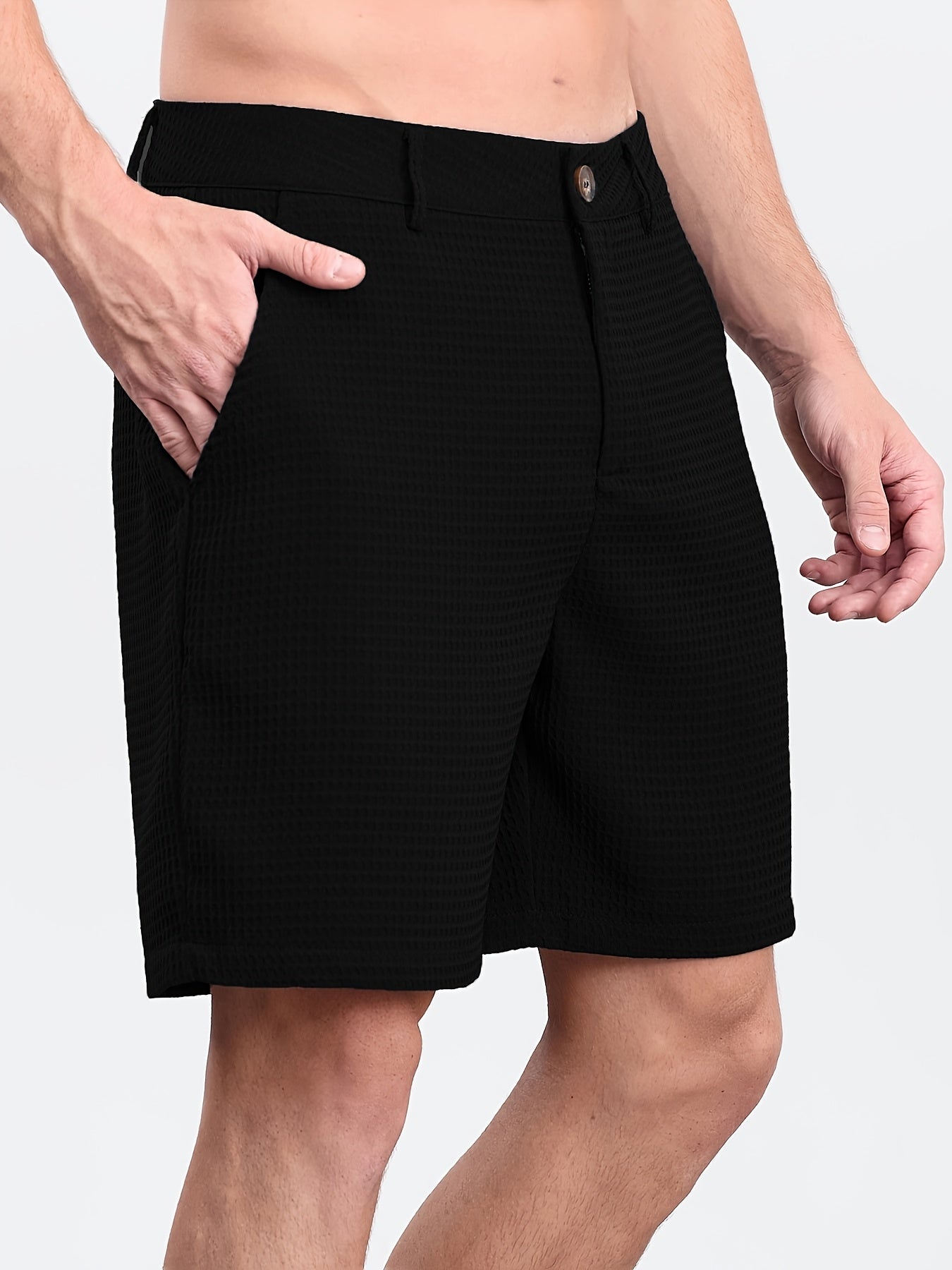 Graham | Waffle-Texture Smart Shorts