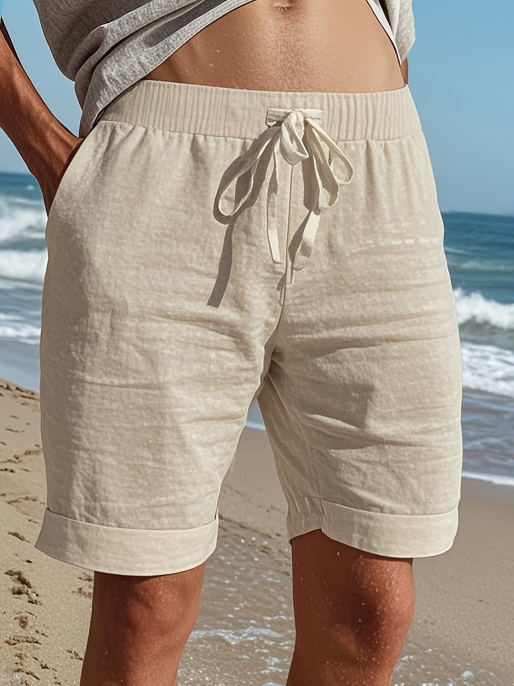 Colin | Linen Beach Shorts