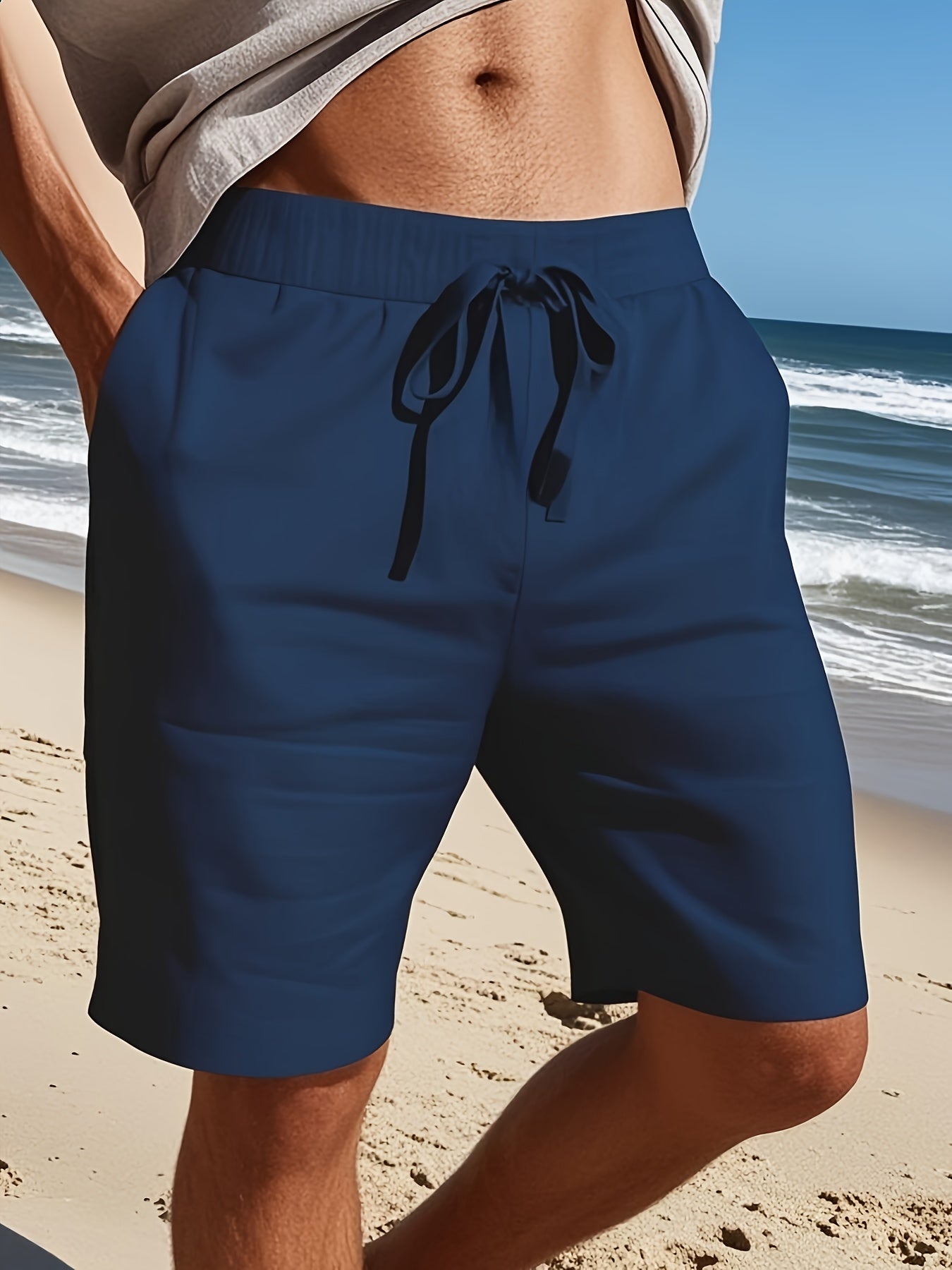 Colin | Linen Beach Shorts
