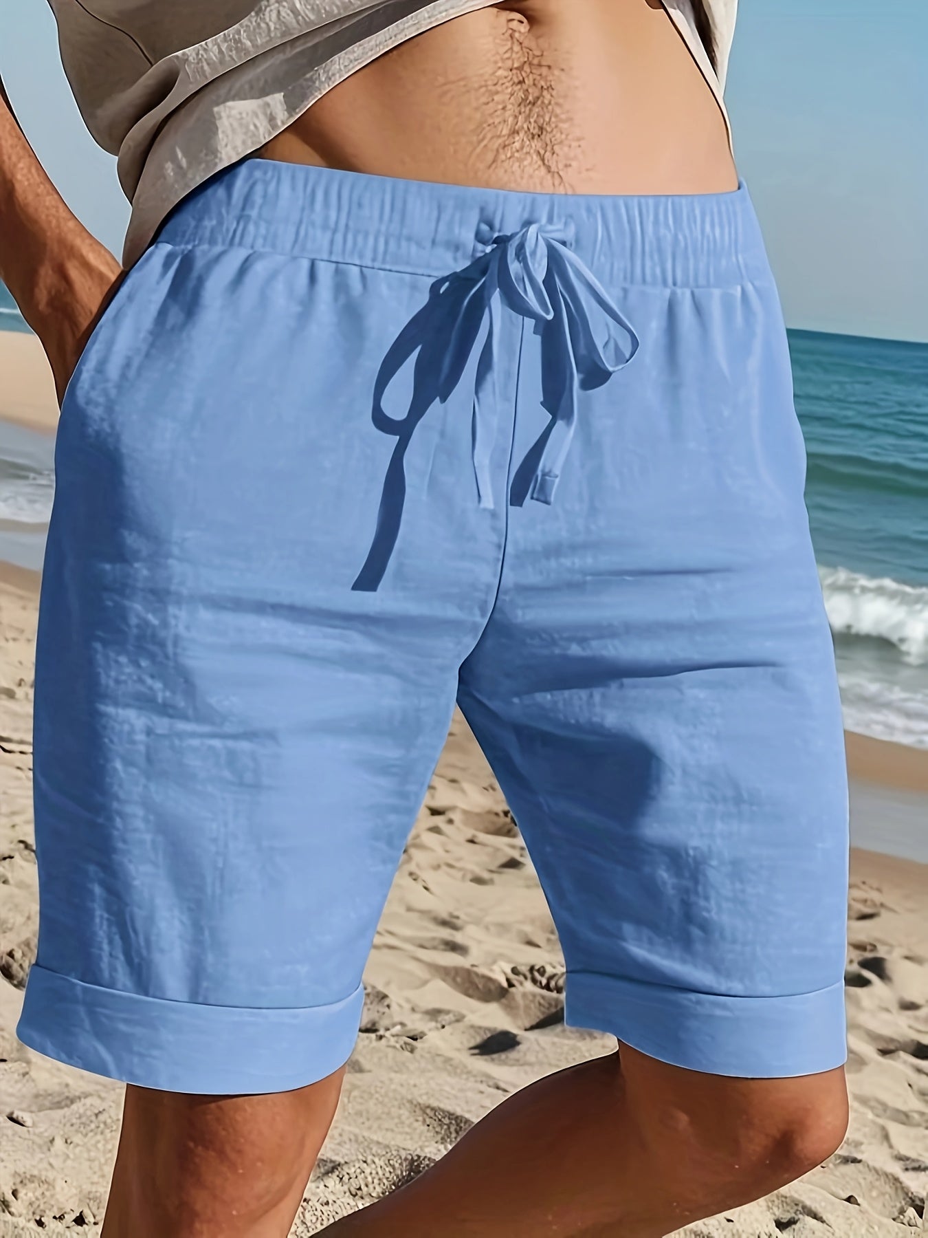 Colin | Linen Beach Shorts