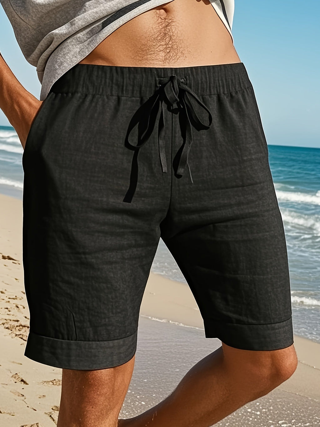 Colin | Linen Beach Shorts
