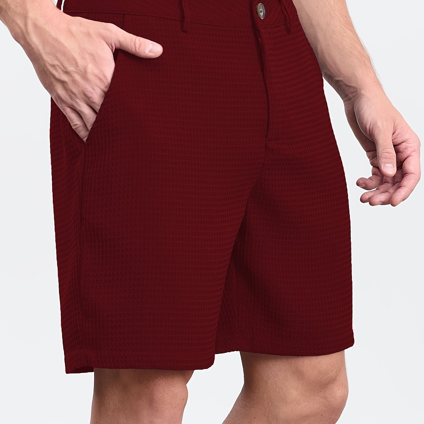 Graham | Waffle-Texture Smart Shorts