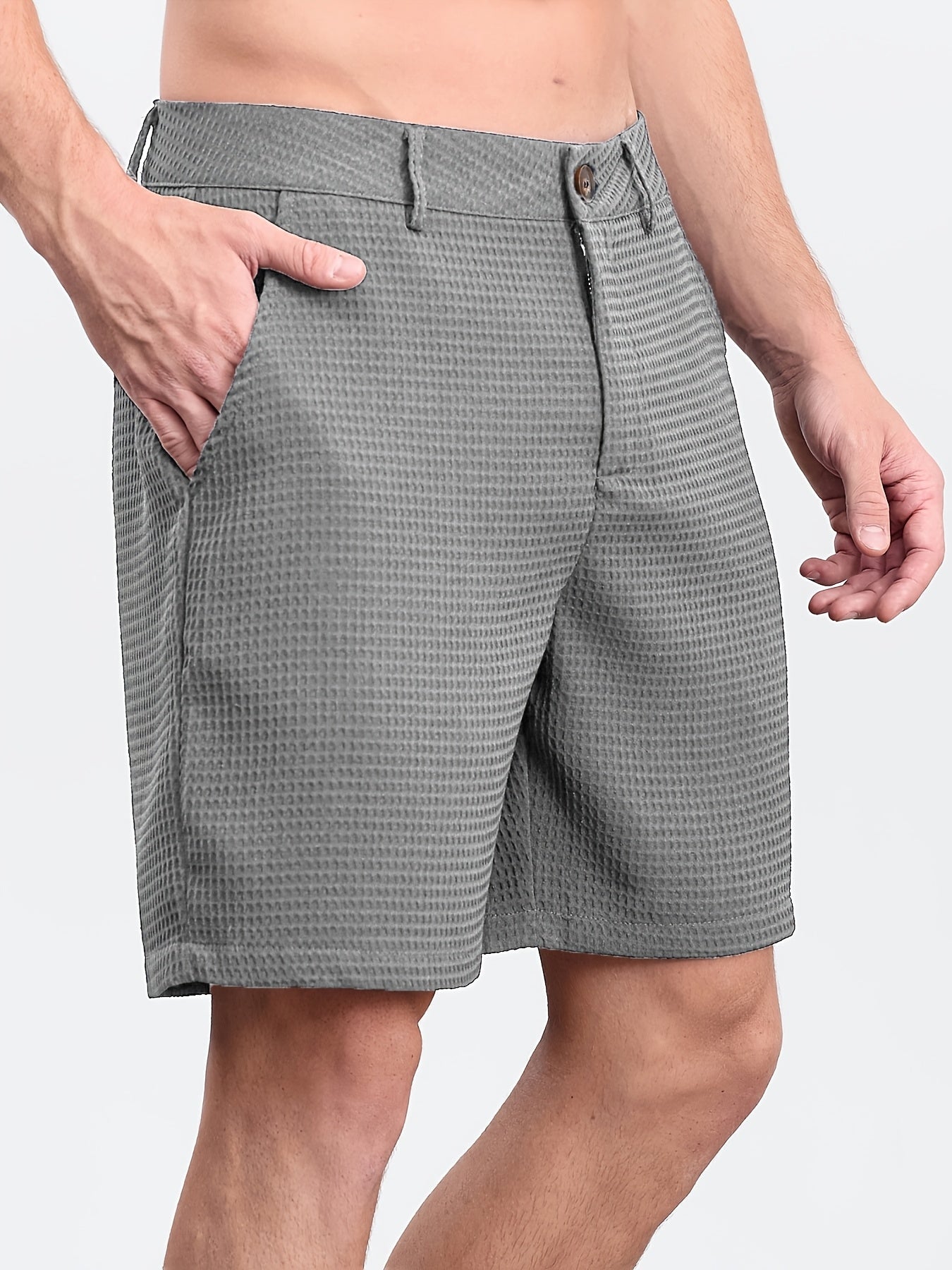 Graham | Waffle-Texture Smart Shorts