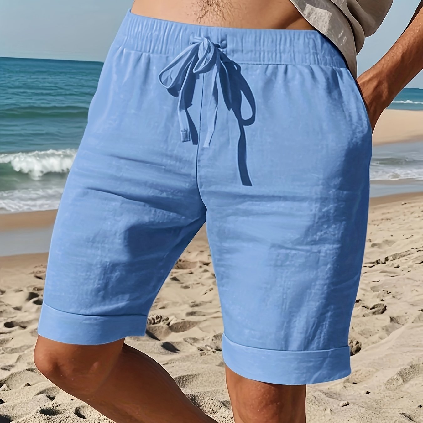 Colin | Linen Beach Shorts