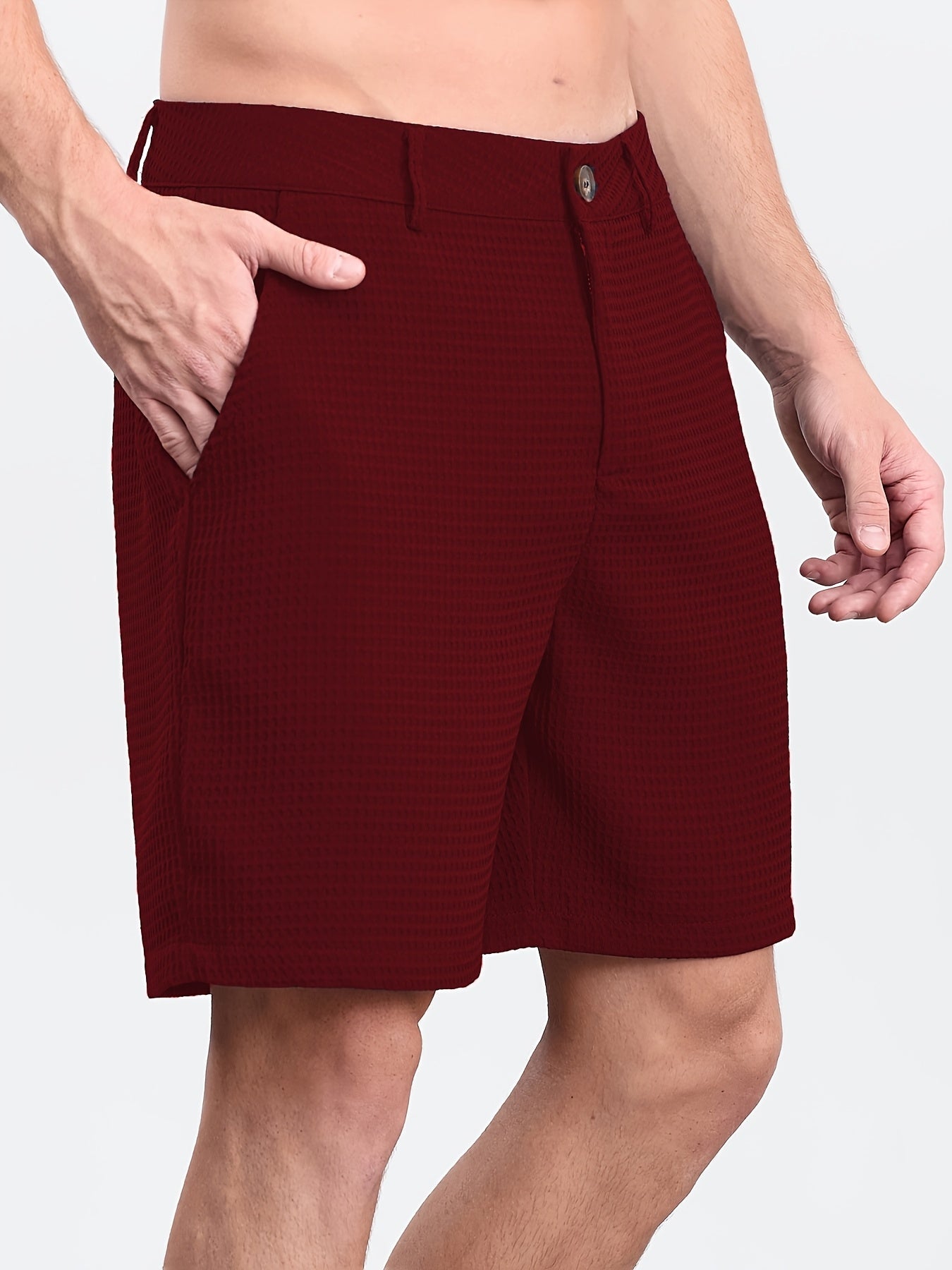Graham | Waffle-Texture Smart Shorts