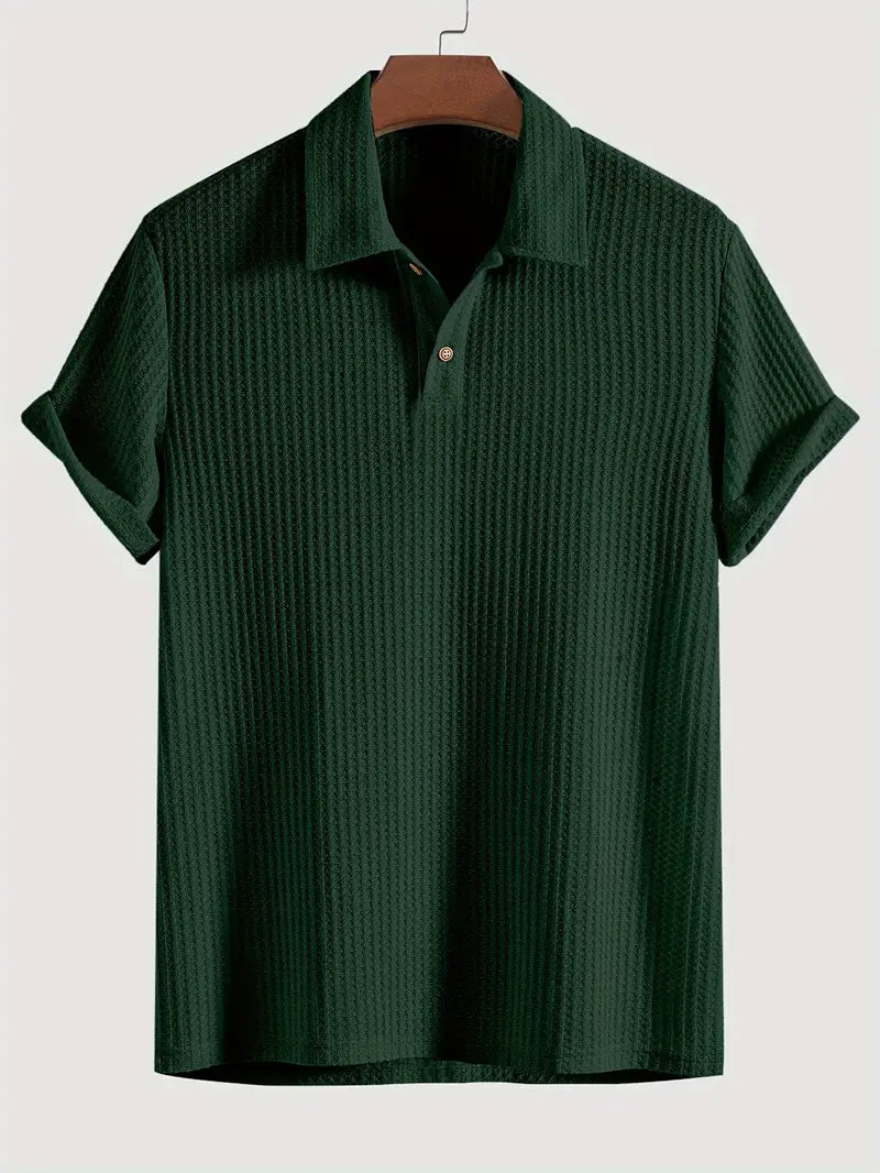 Lucas | Textured Polo Shirt