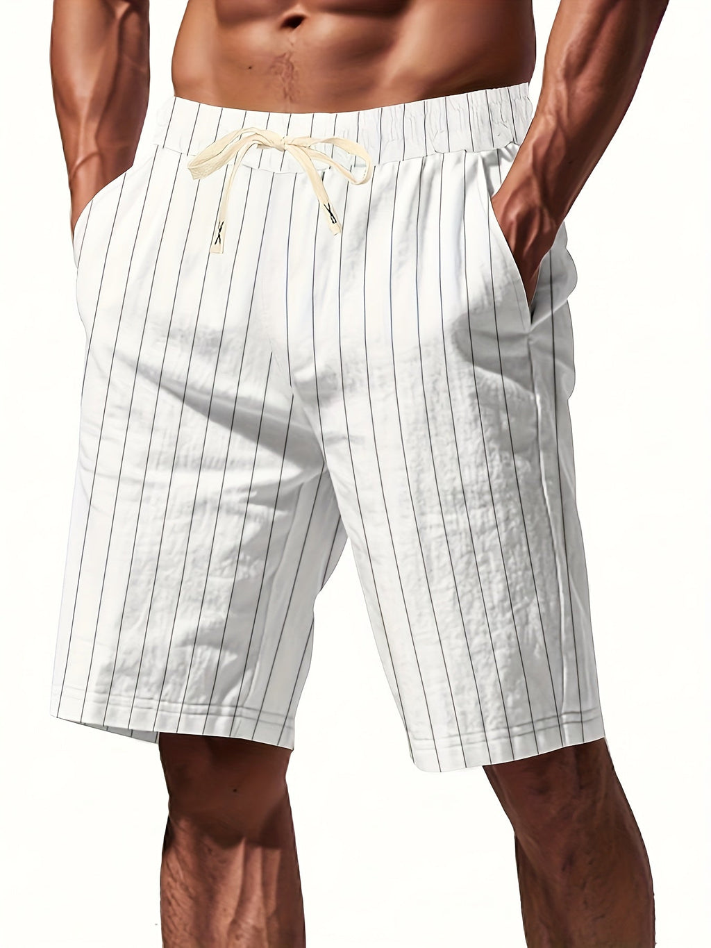 Stanley | Relaxed Striped Beach Shorts