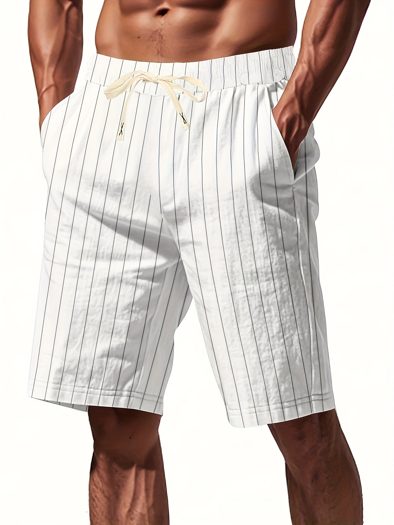 Stanley | Relaxed Striped Beach Shorts