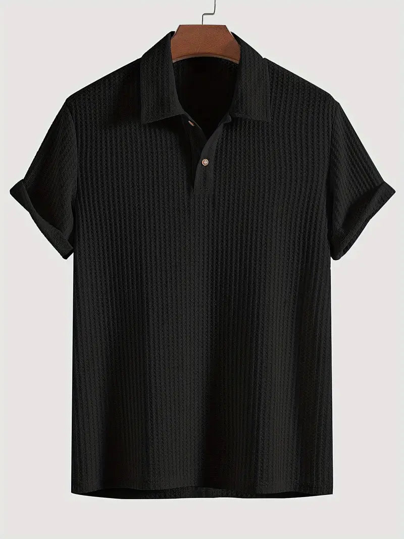 Lucas | Textured Polo Shirt