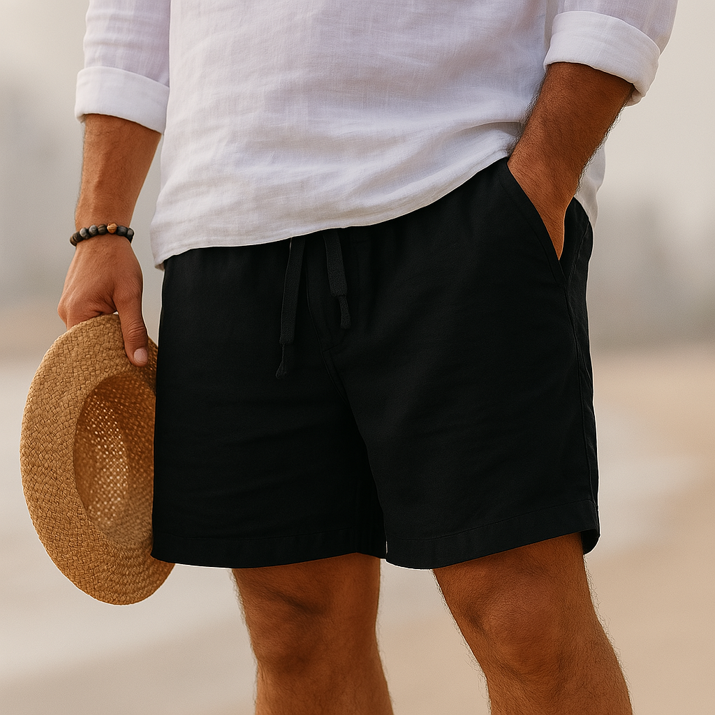 Edward | Premium Linen Blend Summer Shorts