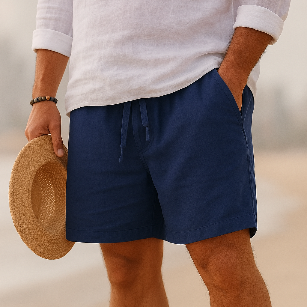 Edward | Premium Linen Blend Summer Shorts