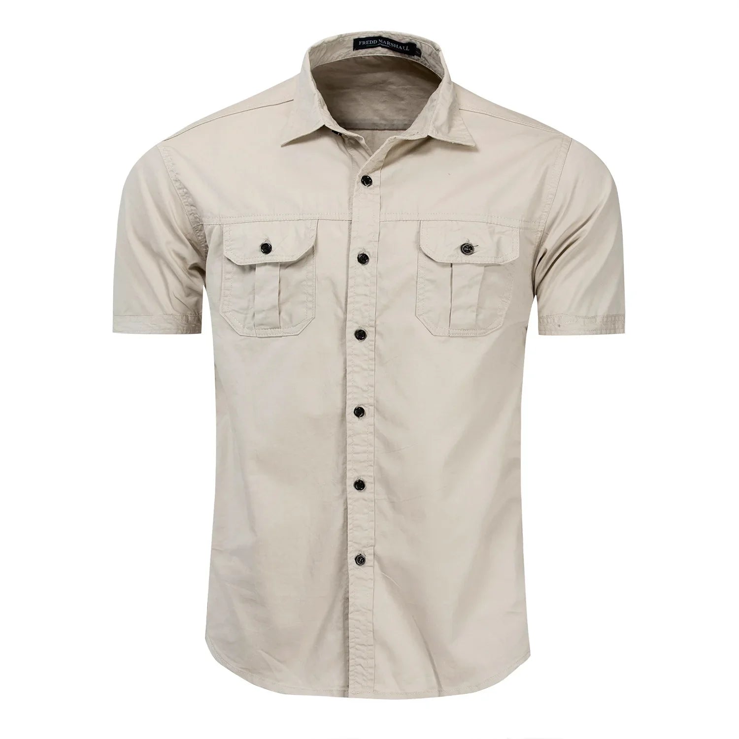 Stuart | Short Sleeve military Shirt