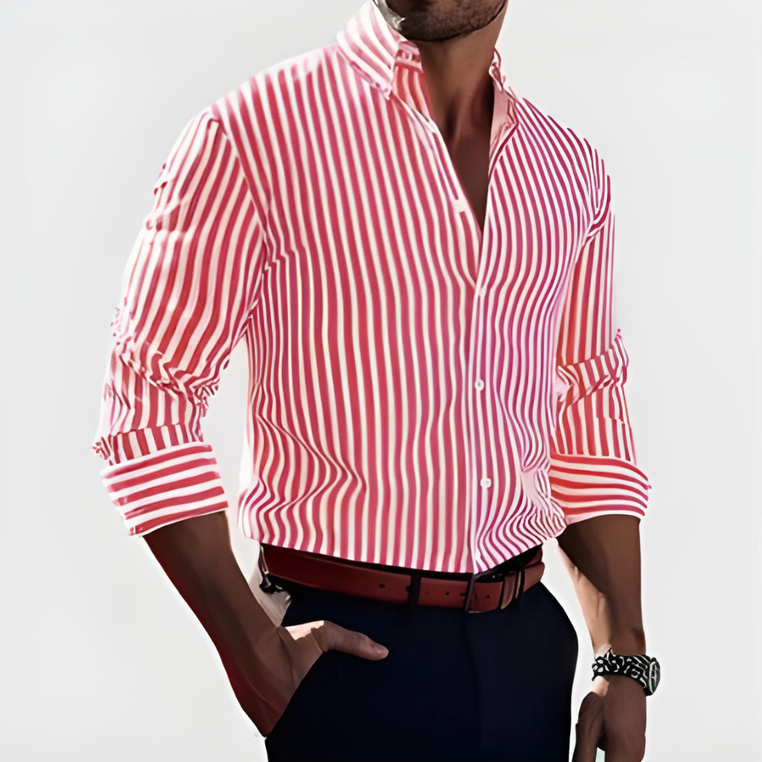 Oliver | Striped Button-Up Shirt