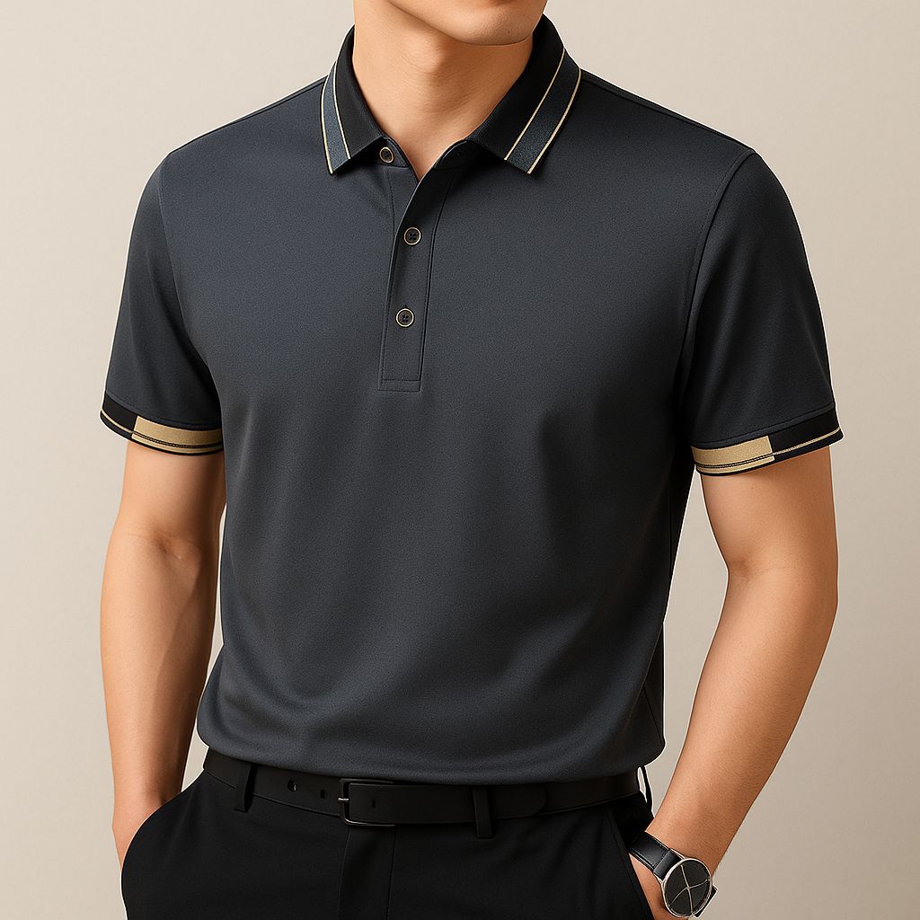 George | Polo shirt with contrasting finish