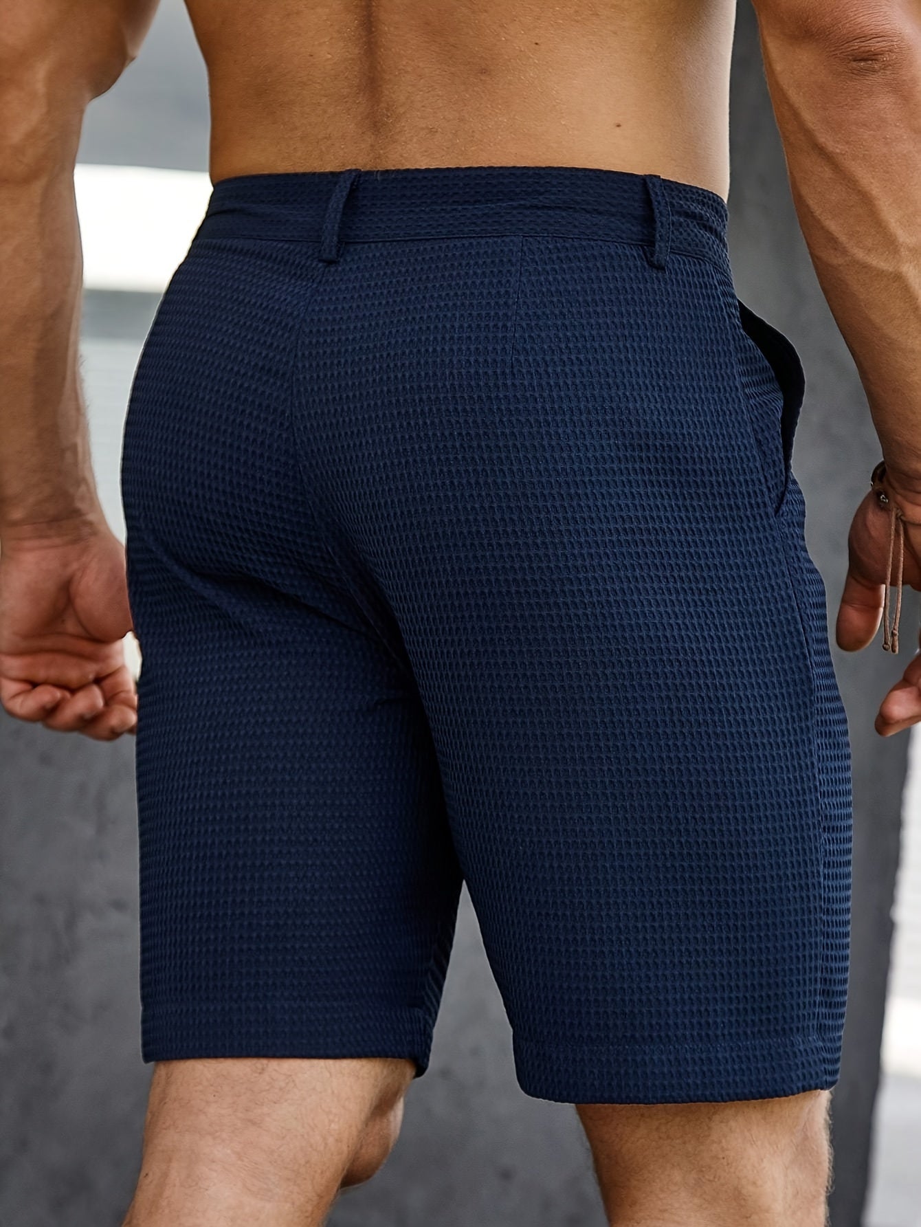 Graham | Waffle-Texture Smart Shorts