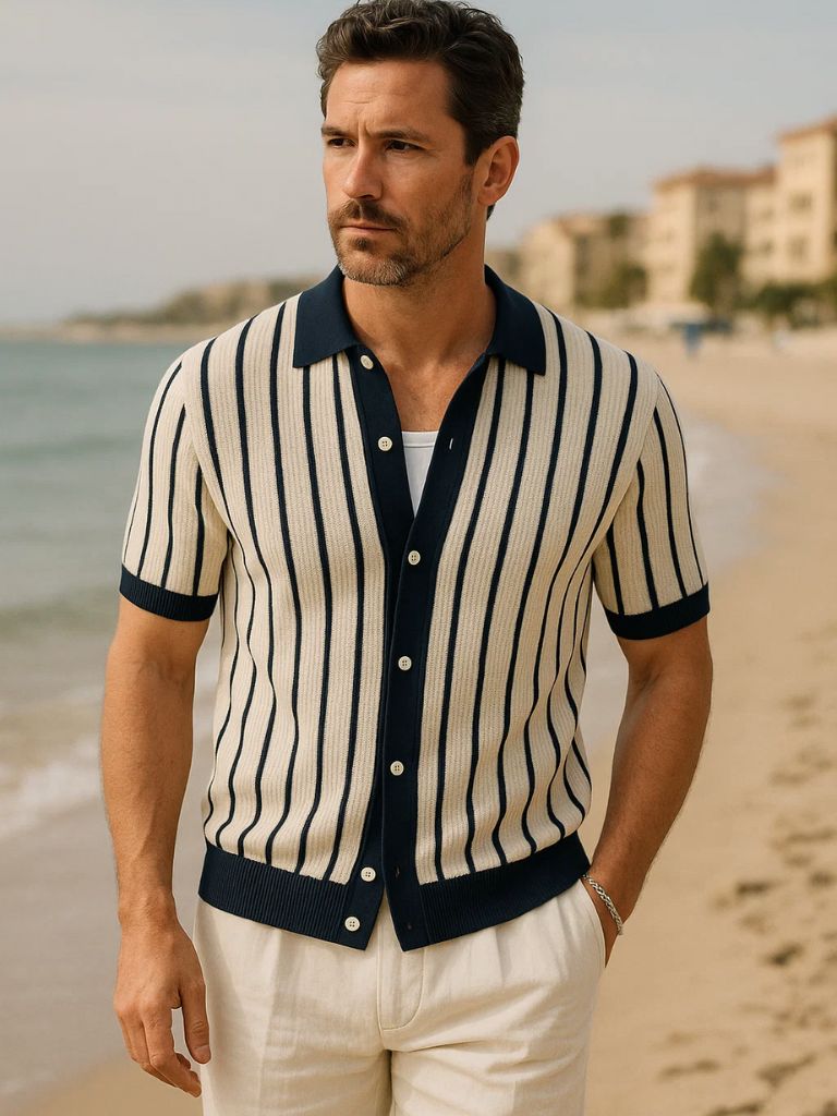 Edwin | Button-Up Retro Polo