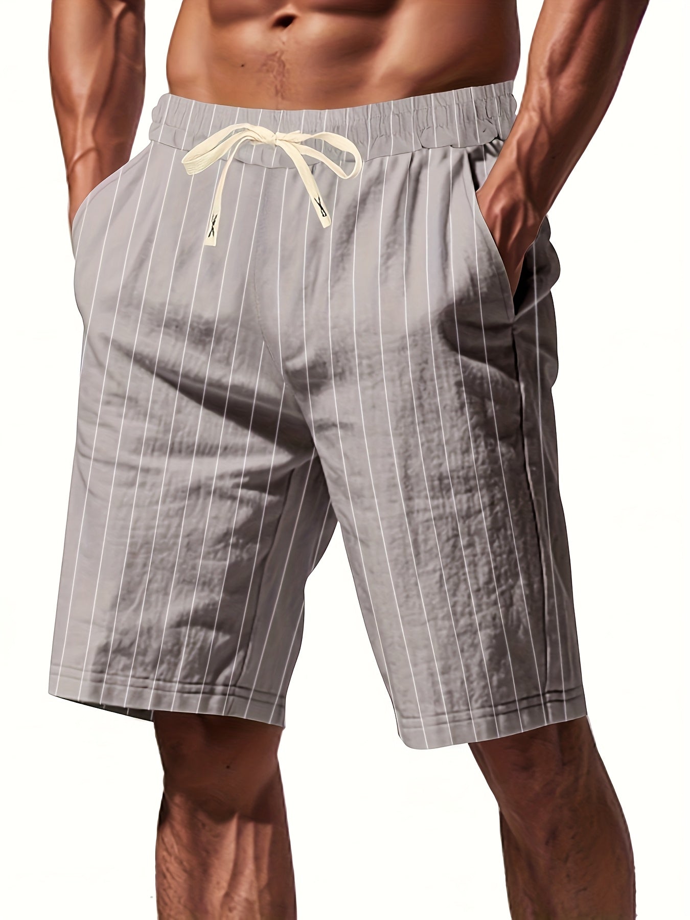 Stanley | Relaxed Striped Beach Shorts