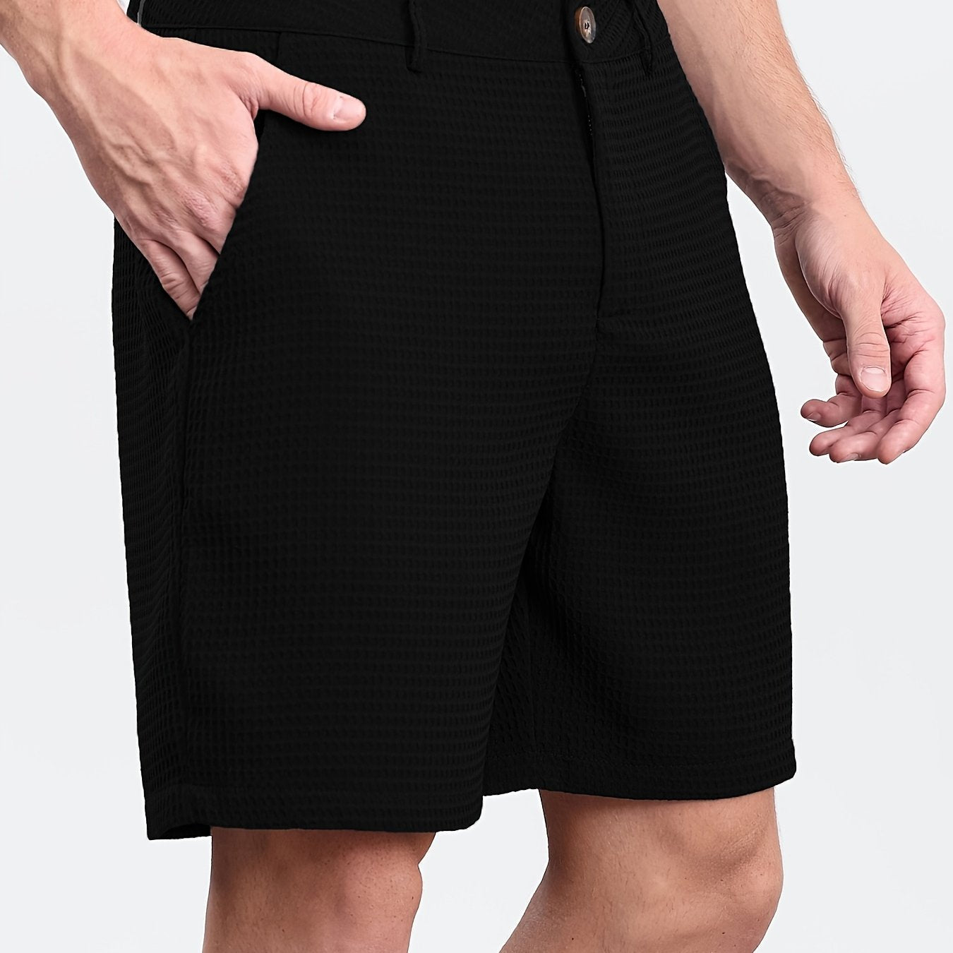 Graham | Waffle-Texture Smart Shorts