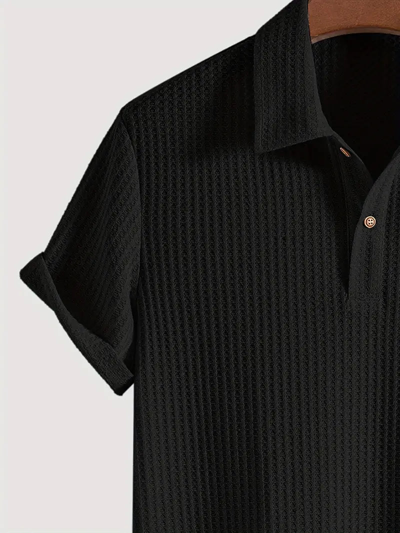 Lucas | Textured Polo Shirt