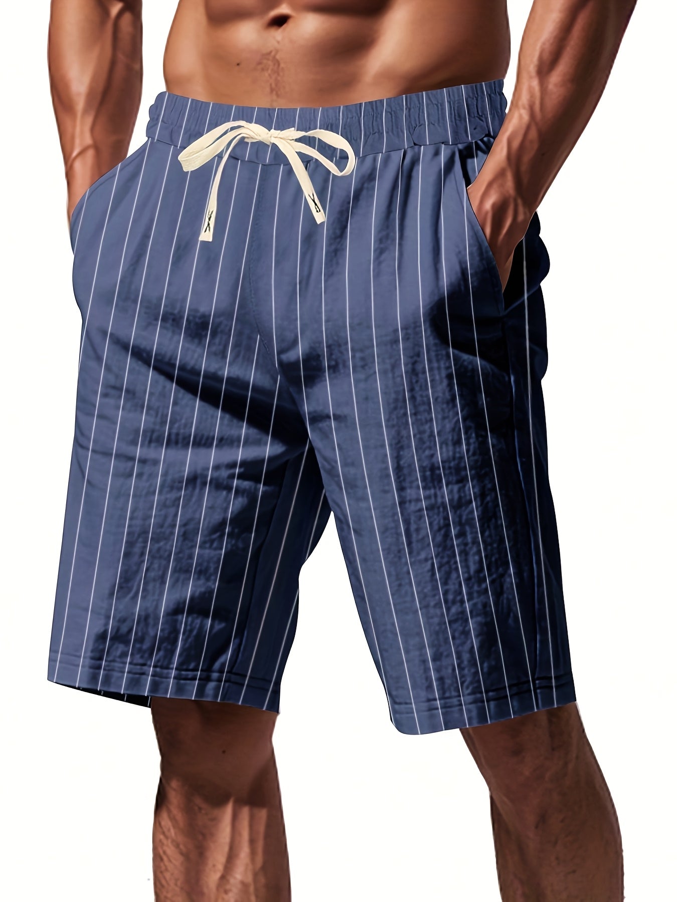 Stanley | Relaxed Striped Beach Shorts