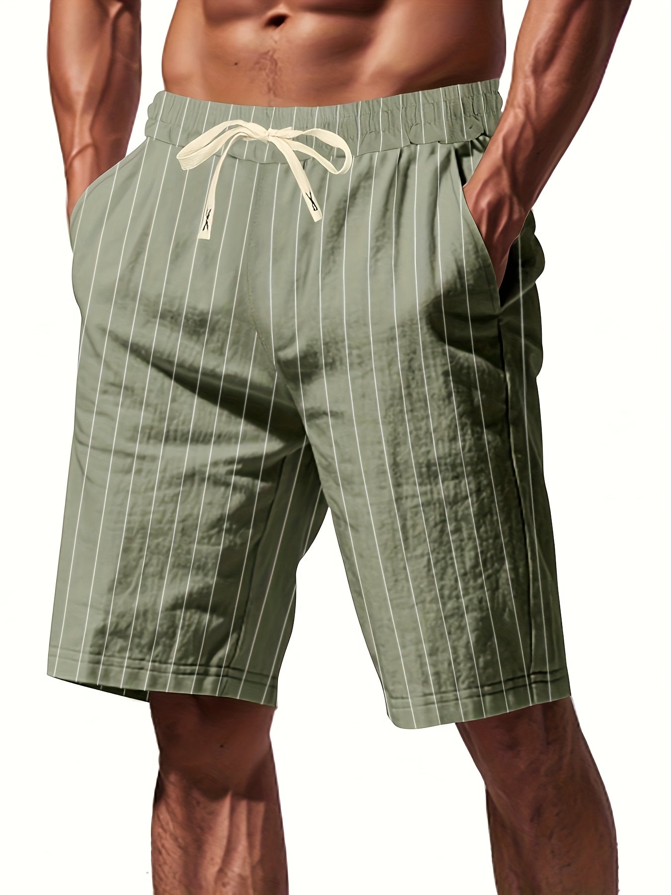 Stanley | Relaxed Striped Beach Shorts