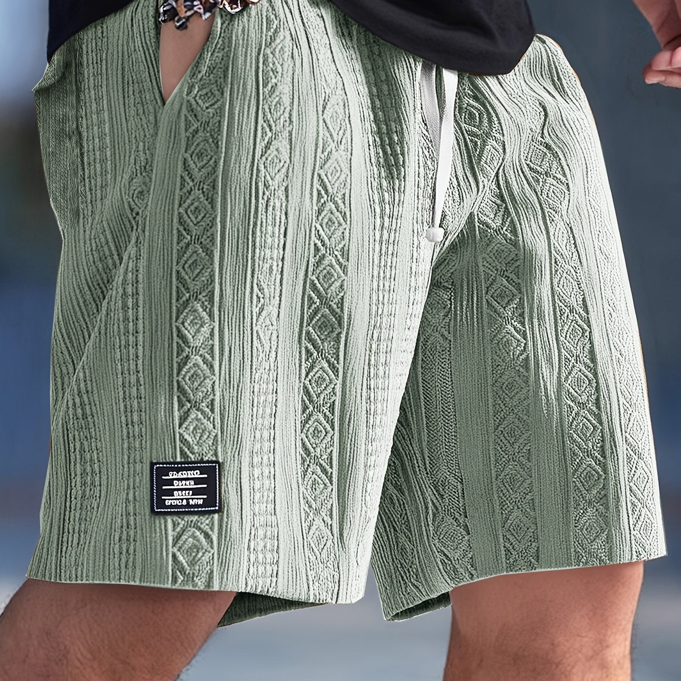 Eric | Textured Knit premium Shorts