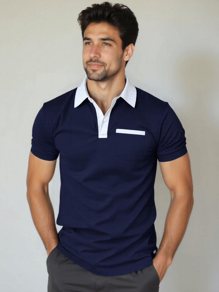 Harvey | Polo with Pocket Detail