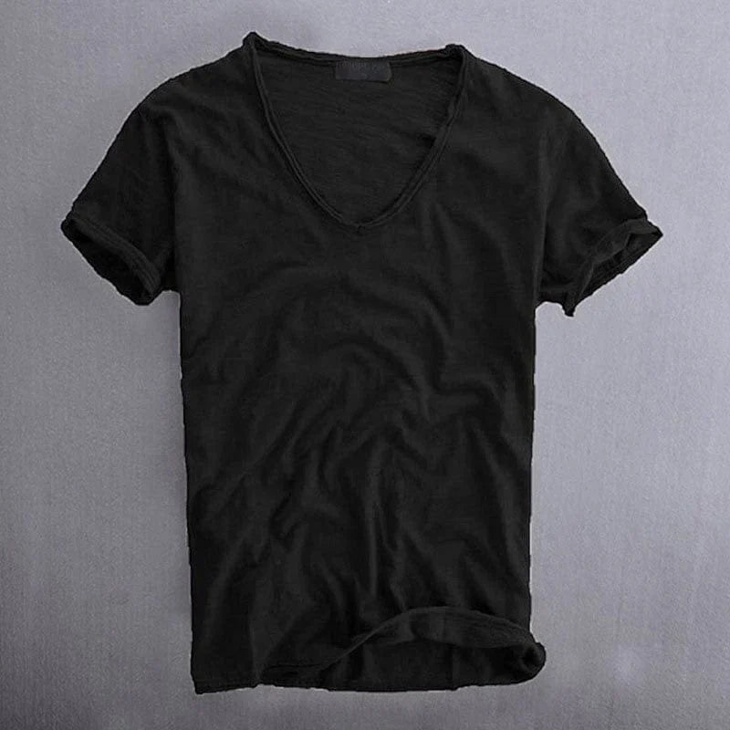 Henry | Classic V-Neck Cotton Tee (Everyday Essential)