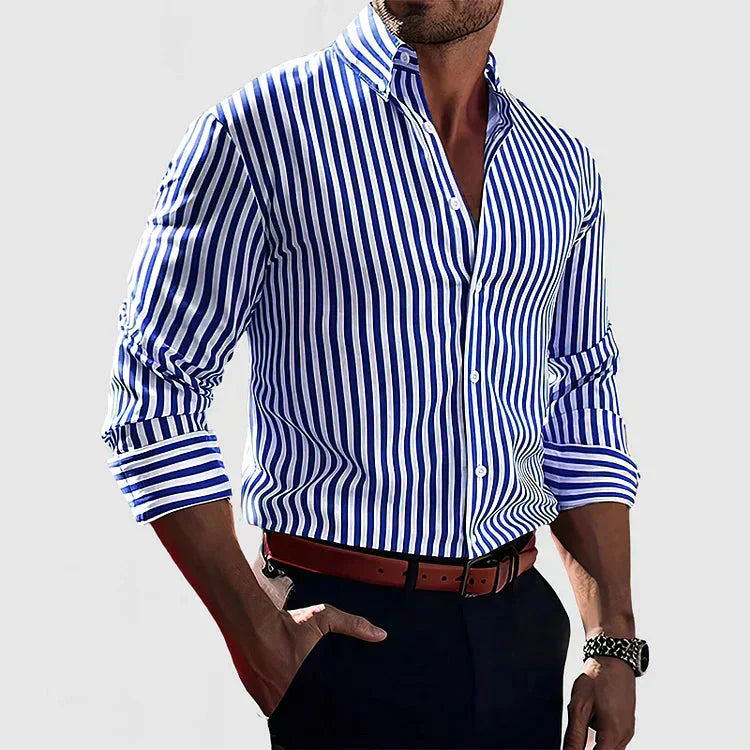 Oliver | Striped Button-Up Shirt